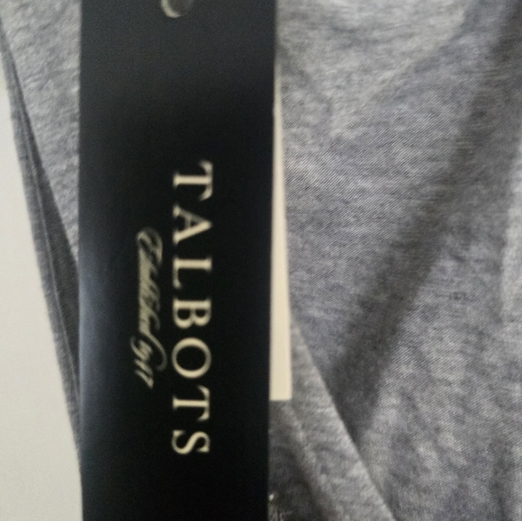 Talbots Silver Sequin Gray Sleeveless Top Size M New with tags - Picture 5 of 6